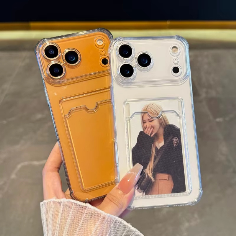 Camera Lens Protector - Прозрачный чехол с отделениями для карт