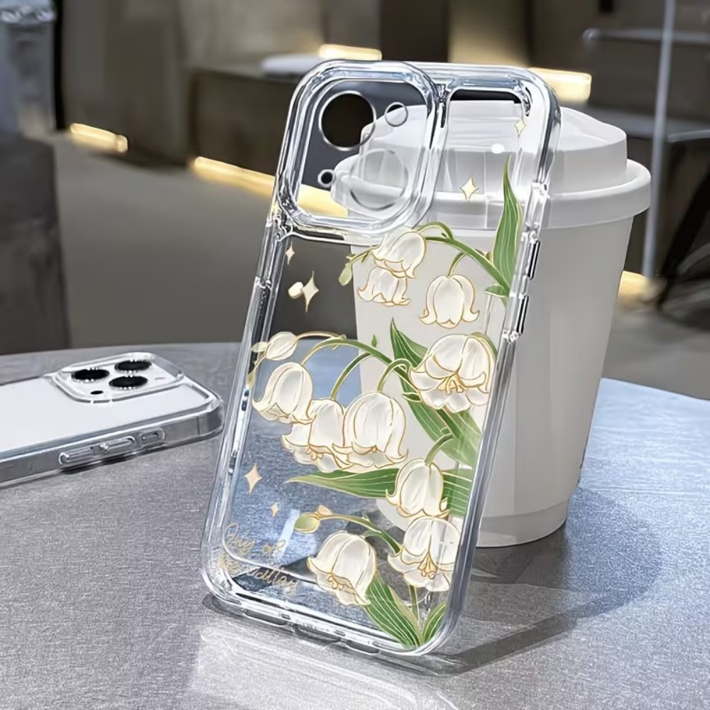 Apple Iphone 15 Pro Max - Винтажный чехол для телефона с лилиями