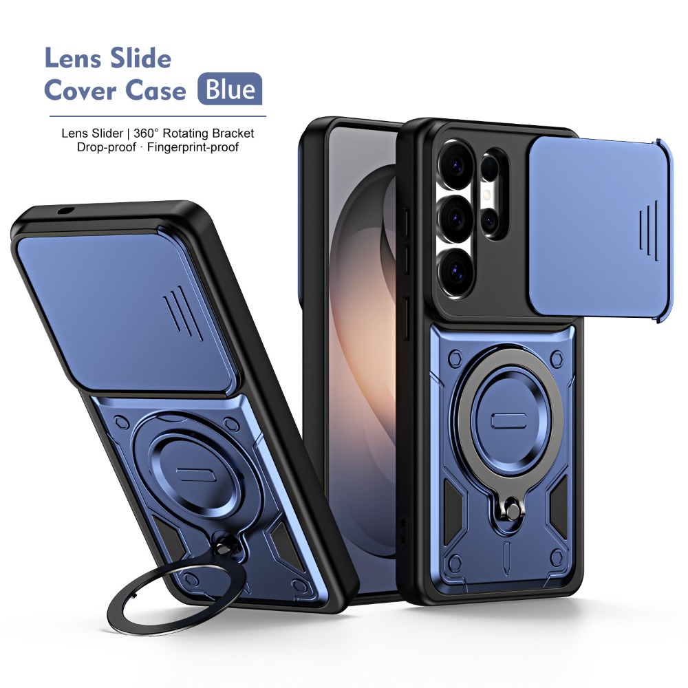 Camera Lens Protector - 360 ° Вращающийся противоударный чехол с